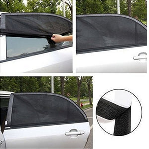 Best Universal Car Window Sun Shade (2 Pcs Pack). Fits all Cars!